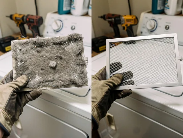 Professional lint trap cleaning by Torrington Dryer Vent Cleaning in Torrington