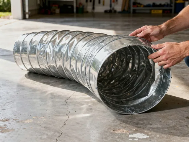 Torrington Dryer Vent Cleaning specialist using advanced equipment for thorough duct cleaning in Torrington